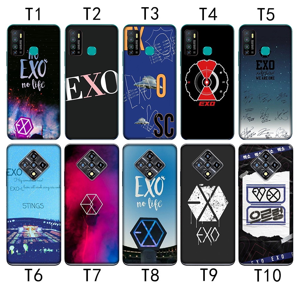 Ốp Điện Thoại Trong Suốt In Hình Kokp EXO Cho Infinix Hot 9 10 Play 10i X655C X682 Pro MZD101
