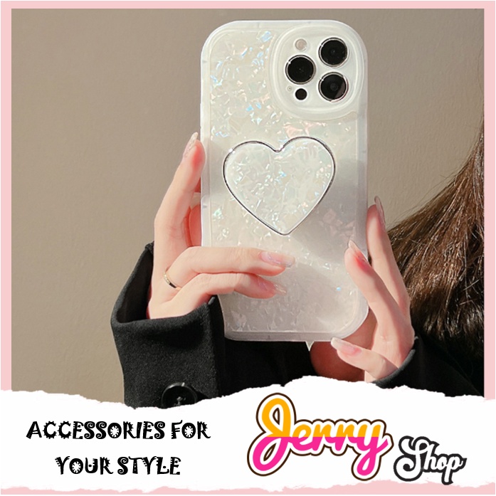 Ốp lưng iphone Sắc Thạch Anh+Ring 6/6plus/6s/6splus/7/7plus/8/8plus/x/xr/xs/11/12/13/pro/max/plus/promax-jerry shop