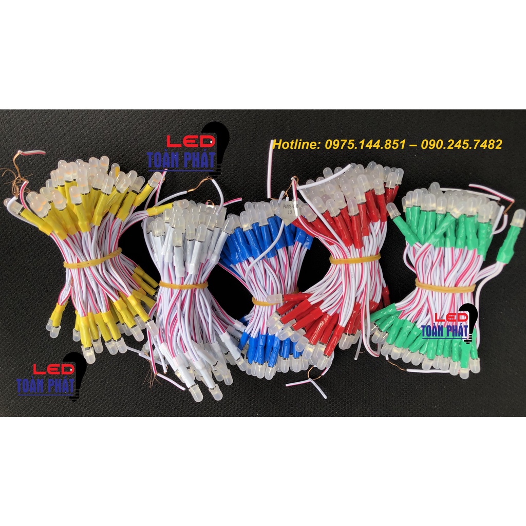 Led Ruồi liền dây 100 Led 5V các màu đơn sắc