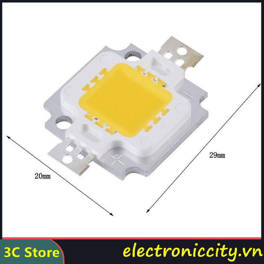 Chip đèn LED SMD 10W ánh sáng trắng ấm áp công suất cao 3C}