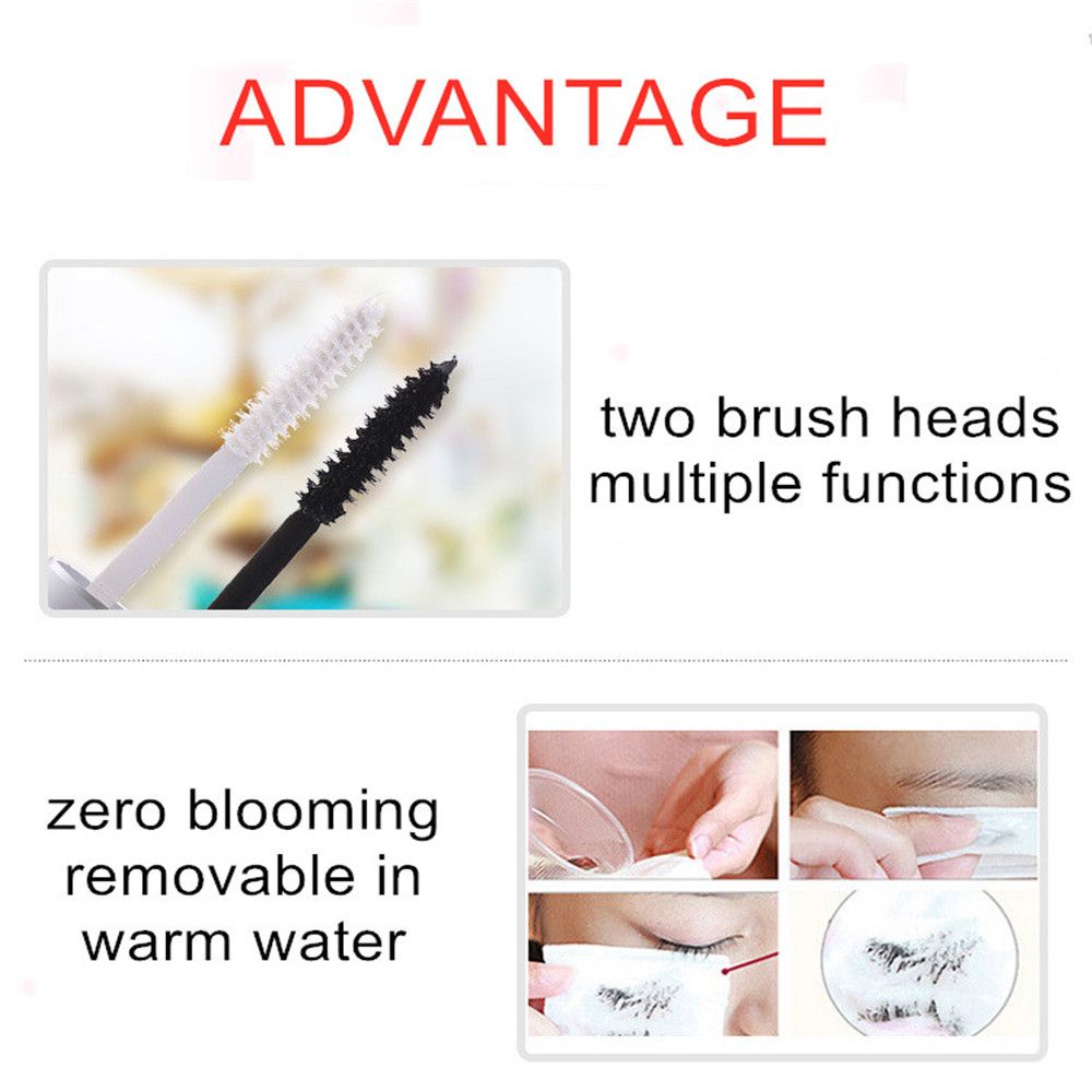 Mascara Kháng Nước Chuốt Dài Mi Thiết Kế Hai Đầu Không Nhòe Tiện Dụng