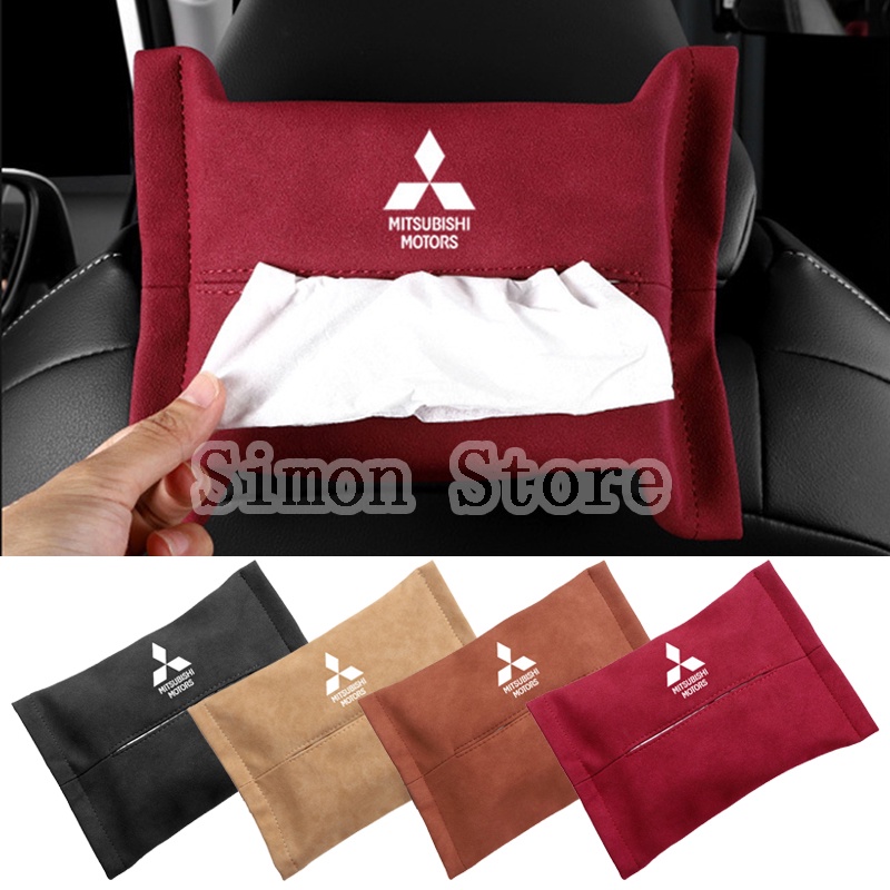 Hộp Đựng Khăn Giấy Nắp Gập Gắn Tấm Che Nắng Cho Xe Hơi Mitsubishi Asx Outlander Eclipse Cross