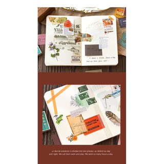Sổ mini book pocket xé dán trang trí