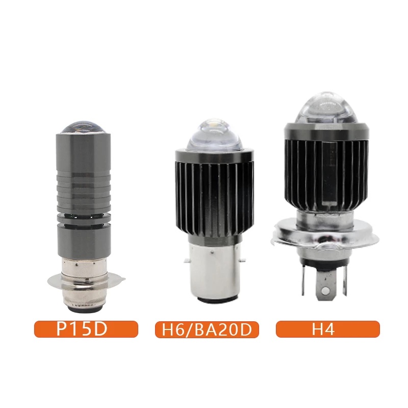 Bóng Đèn Led Bi Gầm Ô Tô Đèn Pha Xe Máy 10000LM 6000K Chân H4 HS1 H6 BA20D