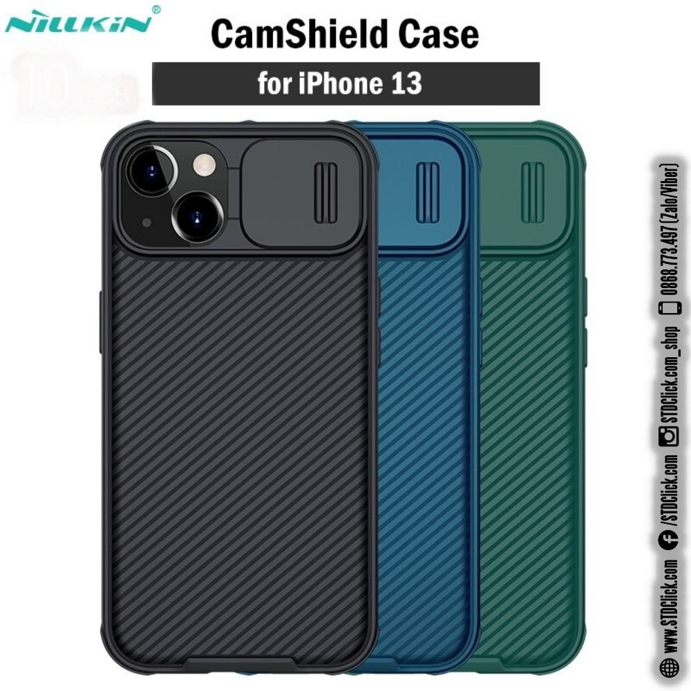 ỐP LƯNG IPHONE 13 NILLKIN CAMSHIELD PRO BẢO VỆ CAMERA CHÍNH HÃNG