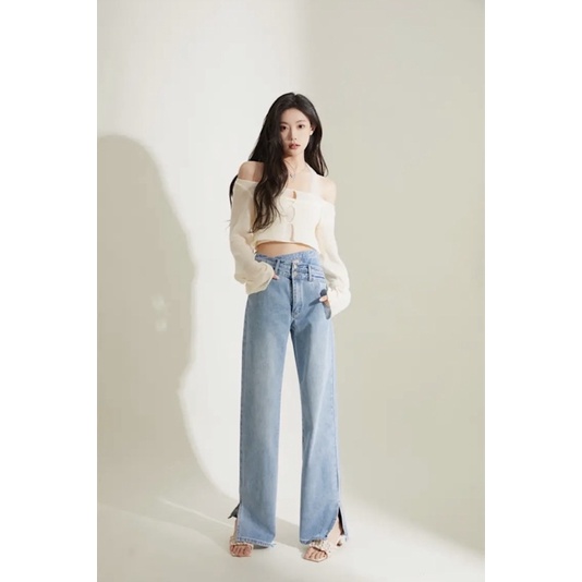 set len dệt kim khuy trái tim mix áo quây yếm dây buộc voan điệu đà (1072#)