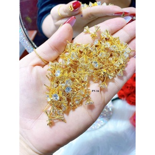 Bông tai nụ đá 5li vàng 1 đôi