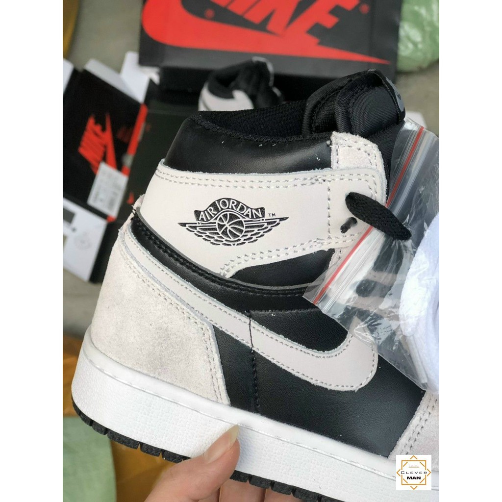 Giày Thể Thao Sneakers AIR JORDAN 1 High Shadow 2.0 Xám đen Da Lộn