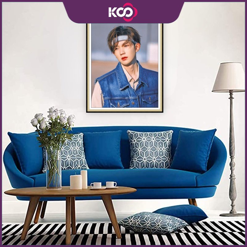 Bộ Tranh Đính Đá 5D Tự Làm Hình Nhóm Nhạc TFBOYS 30x40cm / 40x50cm