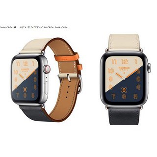 Dây Da Thời Trang 2 màu Phong Cách mới lạ cho APPLE WATCH Size 38/40/42/44 Sang trọng