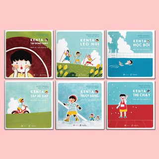 Sách - Mùa Hè Của Kenta - Kenta Chơi Thể Thao - Ehon Nhật Bản cho trẻ 6-8 tuổi (Combo 6 cuốn)