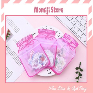 Sticker cute túi hồng dễ thương Sakura phong cách Nhật Bản