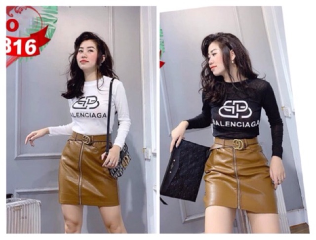 ÁO TAY DÀI THUN LỤA