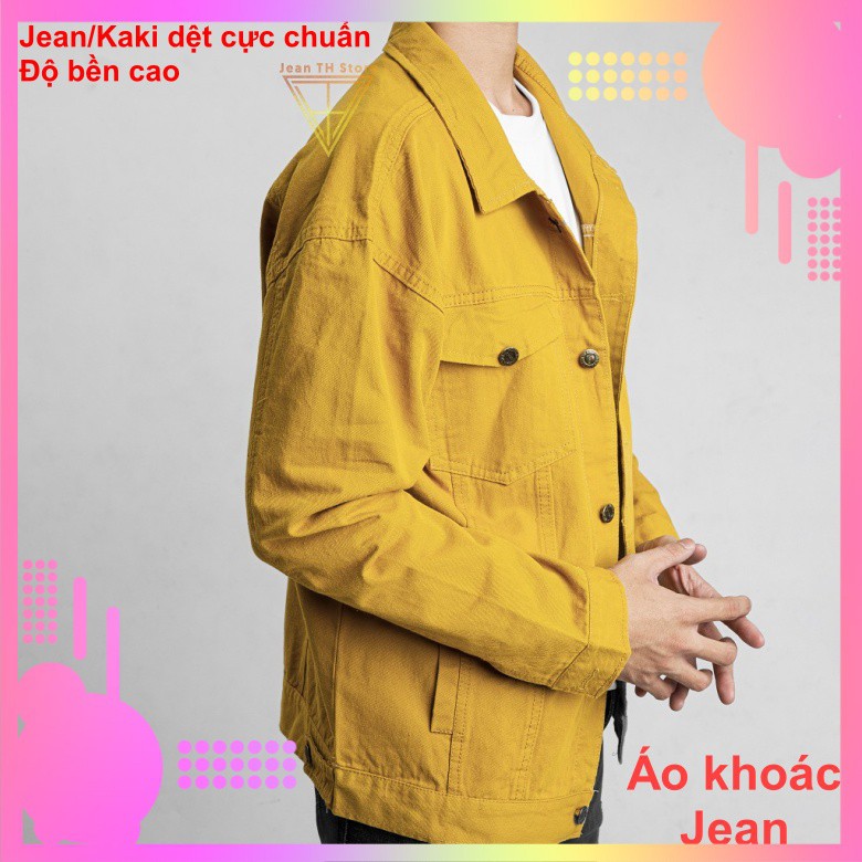 Áo khoác Kaki Nam nhiều màu, áo khoác Kaki Nữ form rộng Hàn Quốc phù hợp với mọi lứa tuổi lazashop22 | BigBuy360 - bigbuy360.vn