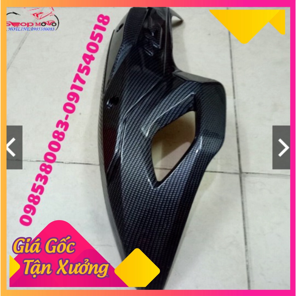 Ốp Pô sơn carbon cho SH 2012-2019 (Ảnh Sp thật)