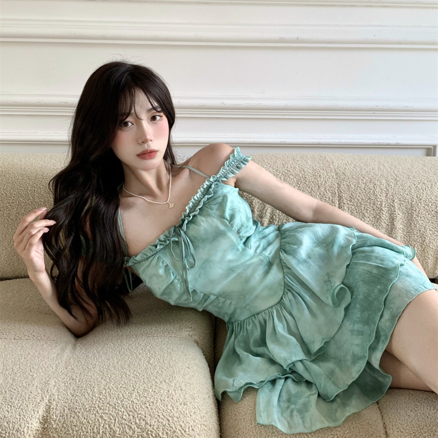 Đầm Ngắn Không Tay Thời Trang Mùa Hè Dành Cho Nữ