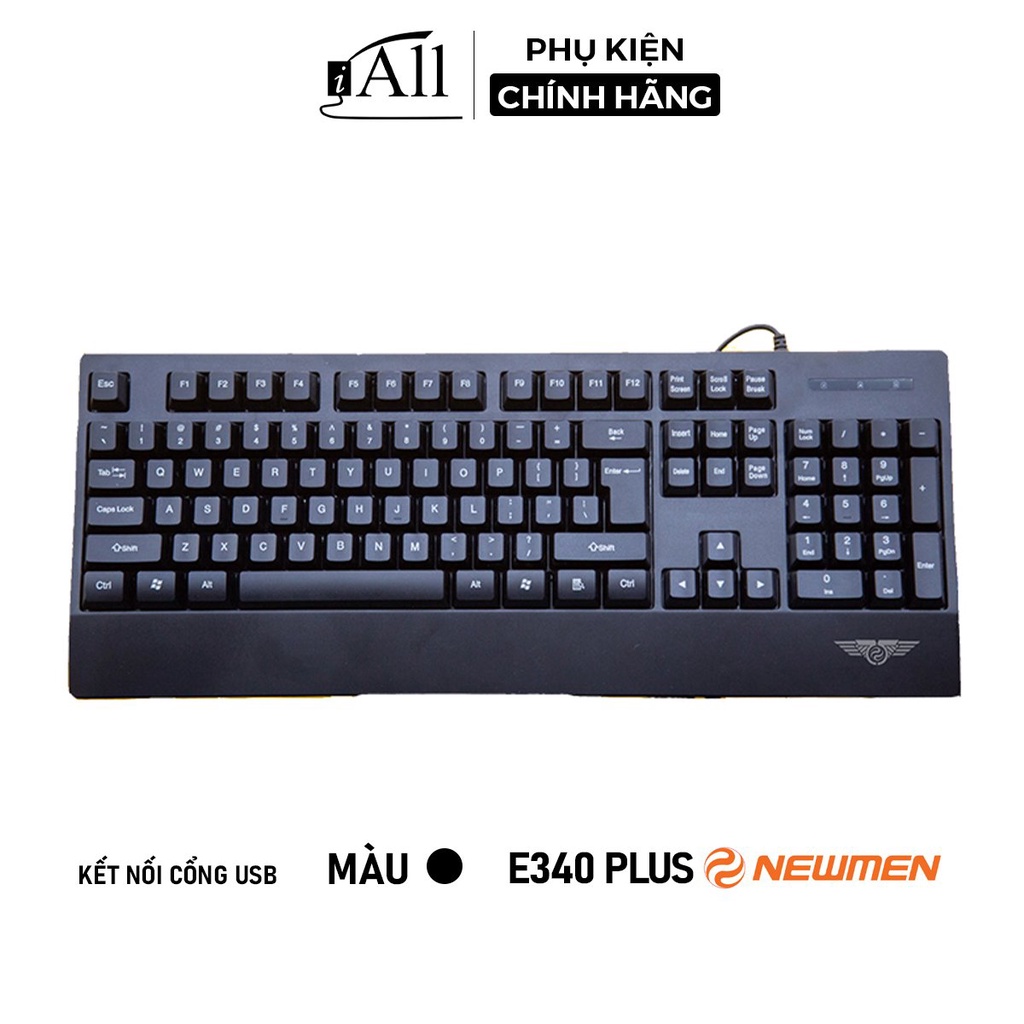 Bàn phím có dây Newmen E340 Plus phù hợp cho văn phòng, lập trình viên, game thủ - iAll Store