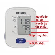 Máy đo huyết áp Omron Hem-7120 - thương hiệu chính hãng Nhật Bản