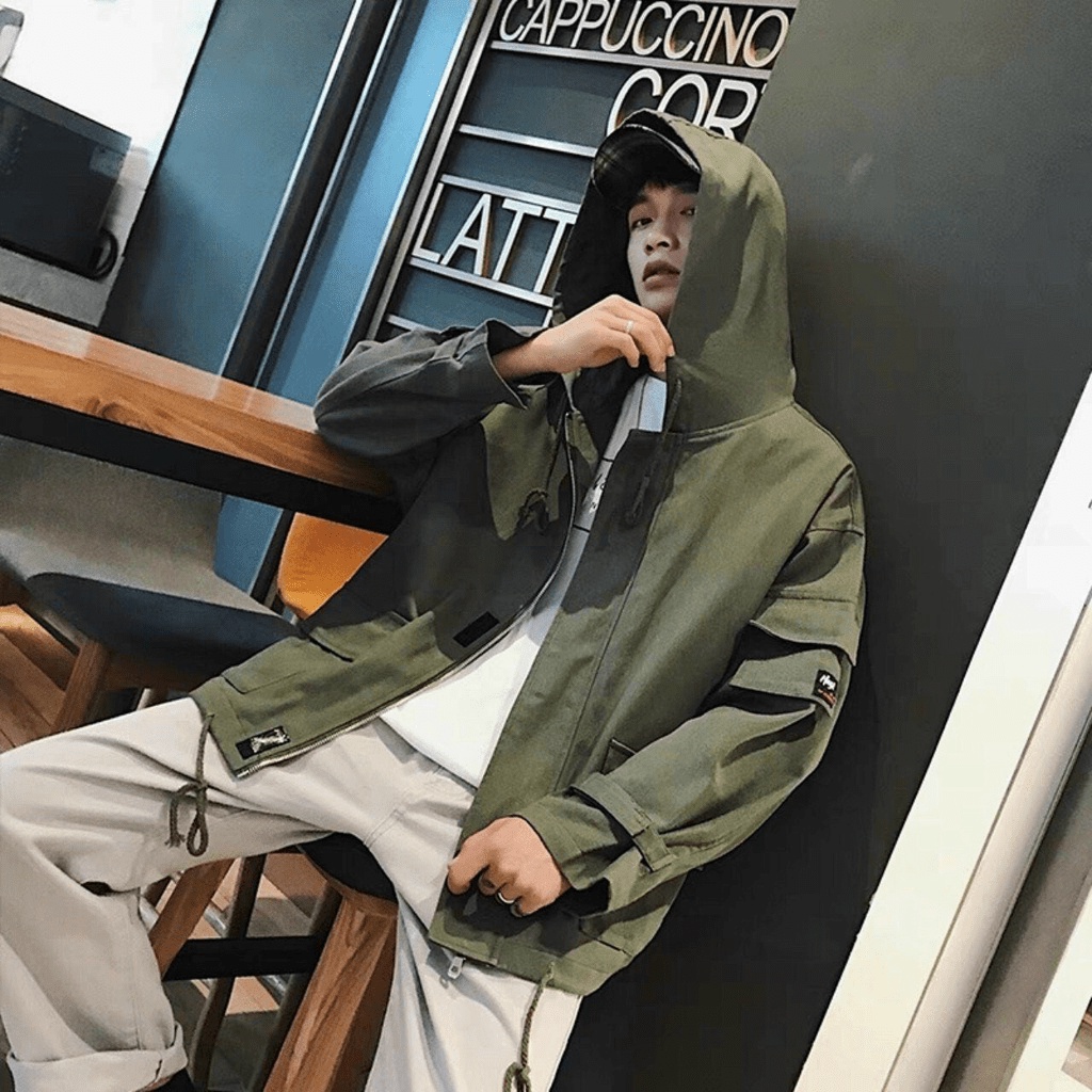 (HCM) ÁO KHOÁC KAKI NAM CÓ MŨ SIÊU CHẤT HOT HIT 2022 KME FASHION