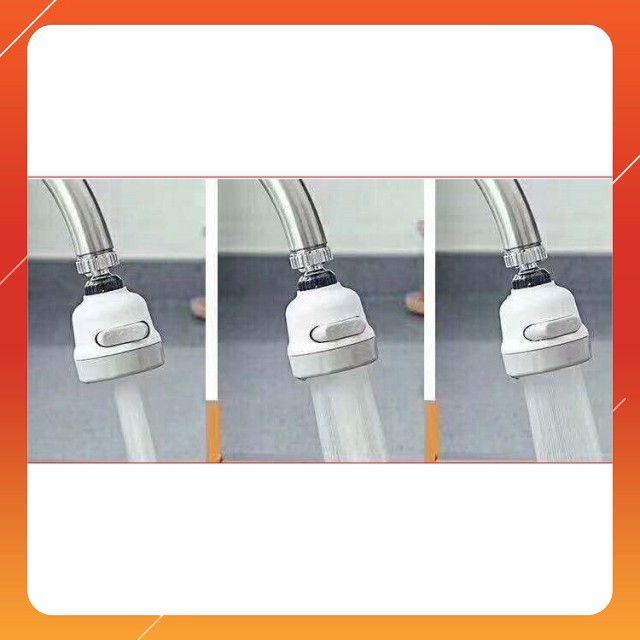 Đầu nối vòi nước bồn rửa chén tăng áp 200% xoay 360 độ | BigBuy360 - bigbuy360.vn
