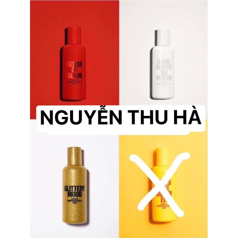 Nước hoa zara 30ml < SẴN > vòng cổ