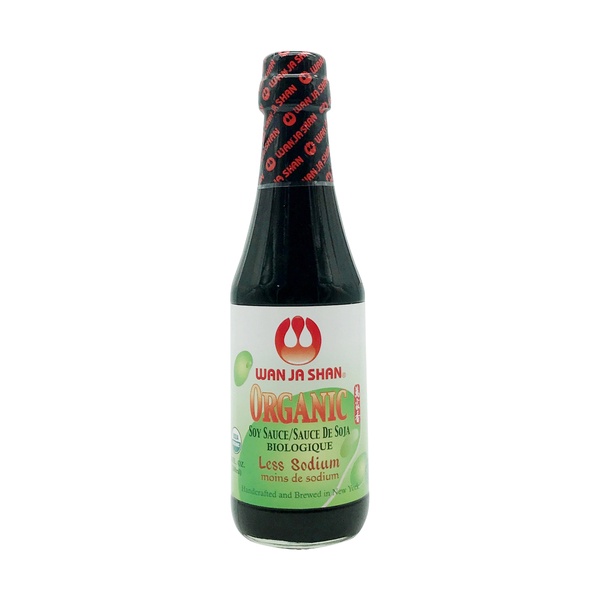 Nước Tương Ít Muối Hữu Cơ Wan Ja Shan Organic Soy Sauce Less Sodium 300ml