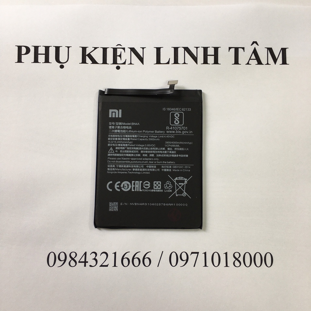 Pin Xiaomi Redmi Note 7 BN4A - 3900, 4000mAh