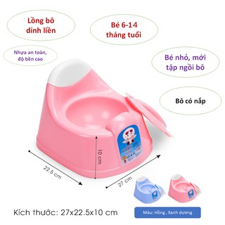 Bô cho bé Dragon Baby Potty S785 bô vệ sinh cho bé Thái Lan