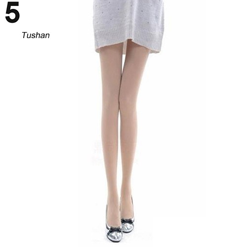 TUSH Women Fashion Pure Color 120D Opaque Footed Tights Sexy Pantyhose Stockings Socks | BigBuy360 - bigbuy360.vn