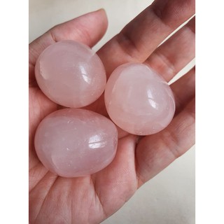 Đá thach anh hồng cuội tumbled