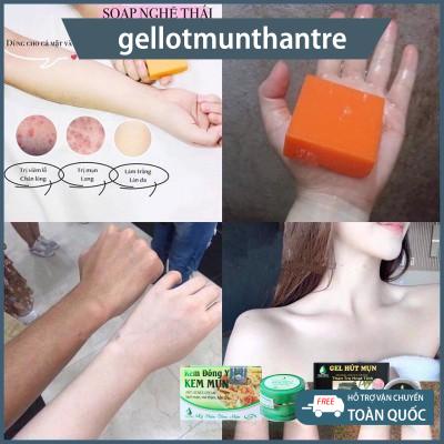  Xà phòng nghệ cam trắng da mụn thâm Thái Lan