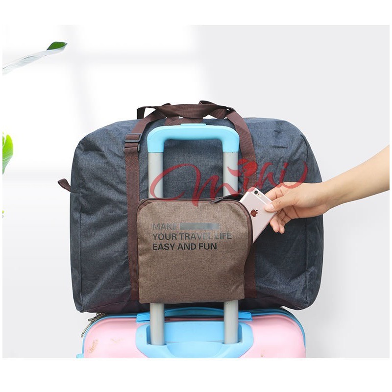 Túi vải du lịch Thông Minh Gấp Gọn Kiểu Dáng Hiện Đại - Chống Thấm