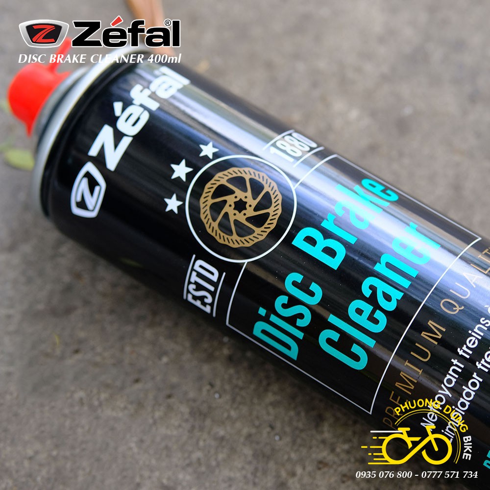 Bình xịt làm sạch đĩa phanh xe đạp ZEFAL Disc Brake Cleaner 400ml