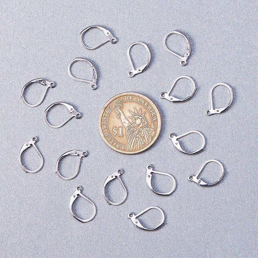 Set 10~50 Chiếc Bông Tai Mạ Vàng 24k Bằng Thép Không Gỉ Nhiều Màu Sắc Thời Trang