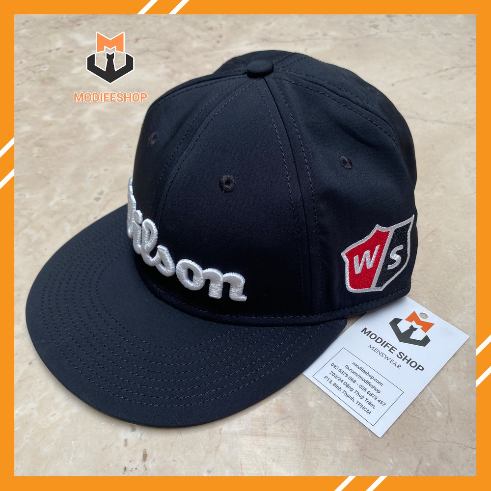 Nón/ Mũ GOLF Wilson Tour Flat Brim Hat Nón Snapback Thể Thao Nam Cao Cấp - Modife Shop