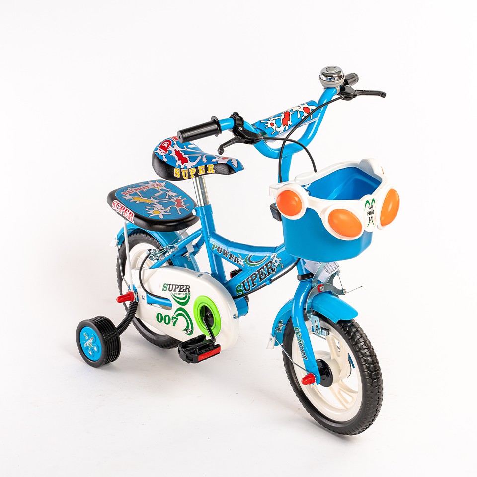 Xe Đạp 2 Bánh Trẻ Em Super -  Đại Phát Tài - 12 inch - 1151XSP01 - Dành Cho Bé Trai Và Bé Gái Từ 3 Đến 5 Tuổi