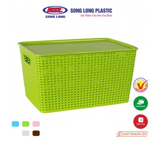 Giỏ Đựng Đồ có nắp Song Long