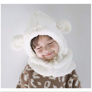 MŨ LEN LÔNG CỪU SIÊU ẤM CHO BÉ