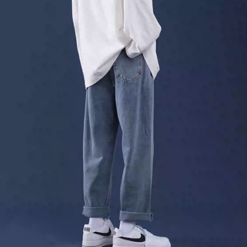 Quần Jean Nam Baggy ống suông, rộng xanh sky, xanh sáng hottrend hàn quốc 2021-Trend Clothing! | BigBuy360 - bigbuy360.vn