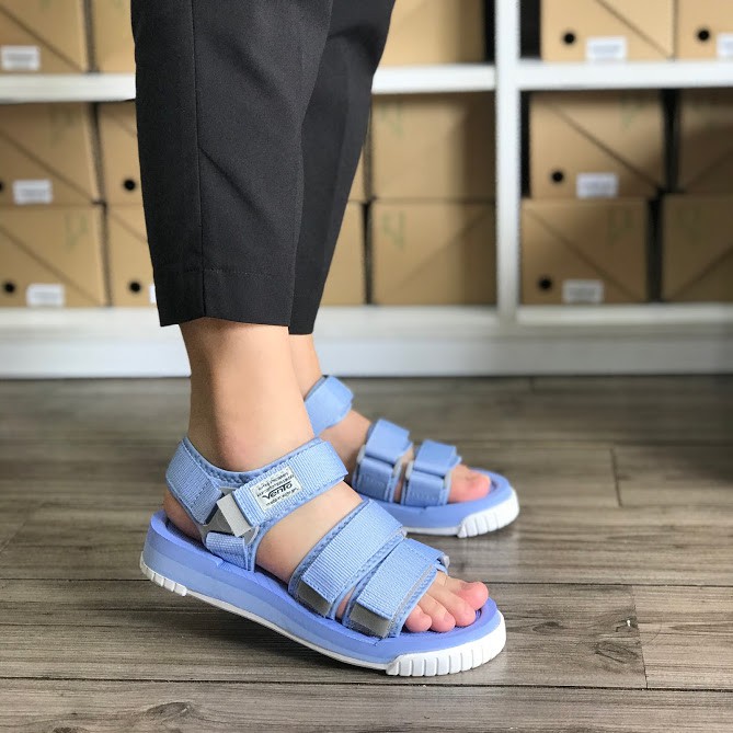 [Mua Kèm Áo Thun 0Đ] [Chính Hãng] Sandal Vento Nam Nữ Xuất Nhật SD9801 Màu Xanh Nhạt
