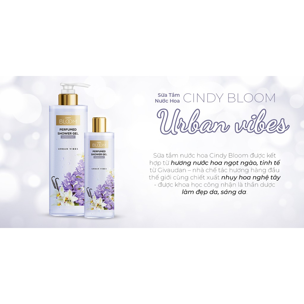 Sữa Tắm Nước Hoa Cindy Bloom Urban Vibes 640g