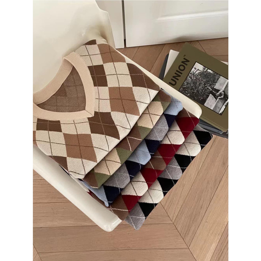 Al826 áo len gile quả trám