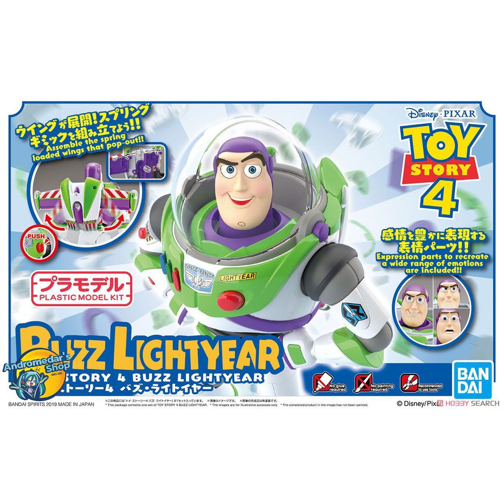 [Bandai] Mô hình lắp ráp CINEMA-RISE STANDARD TOY STORY 4 - BUZZ LIGHTYEAR