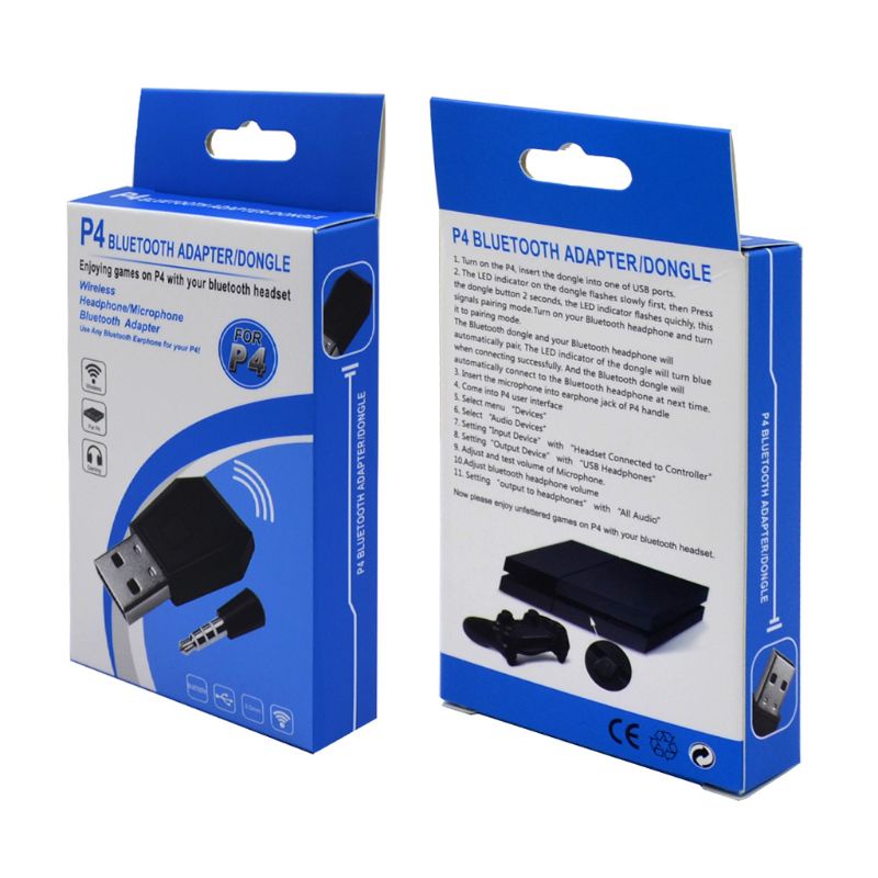 Rx Usb Dongle Bluetooth 4.0 + Edr 3.5mm Cho Tay Cầm Chơi Game Ps4