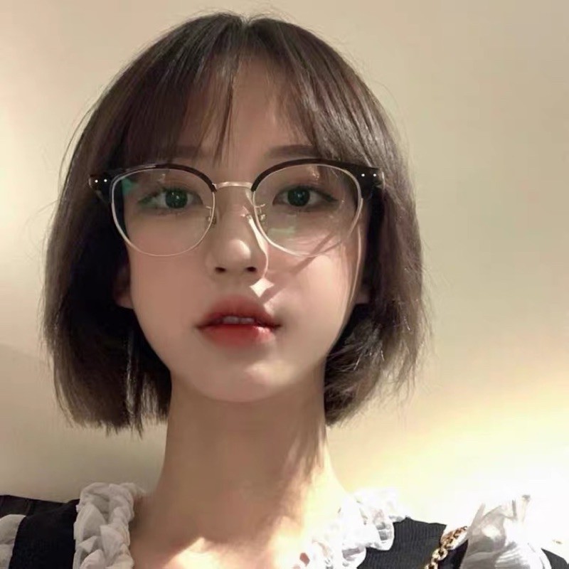 Kính gọng bầu mix kim loại chống tia UV