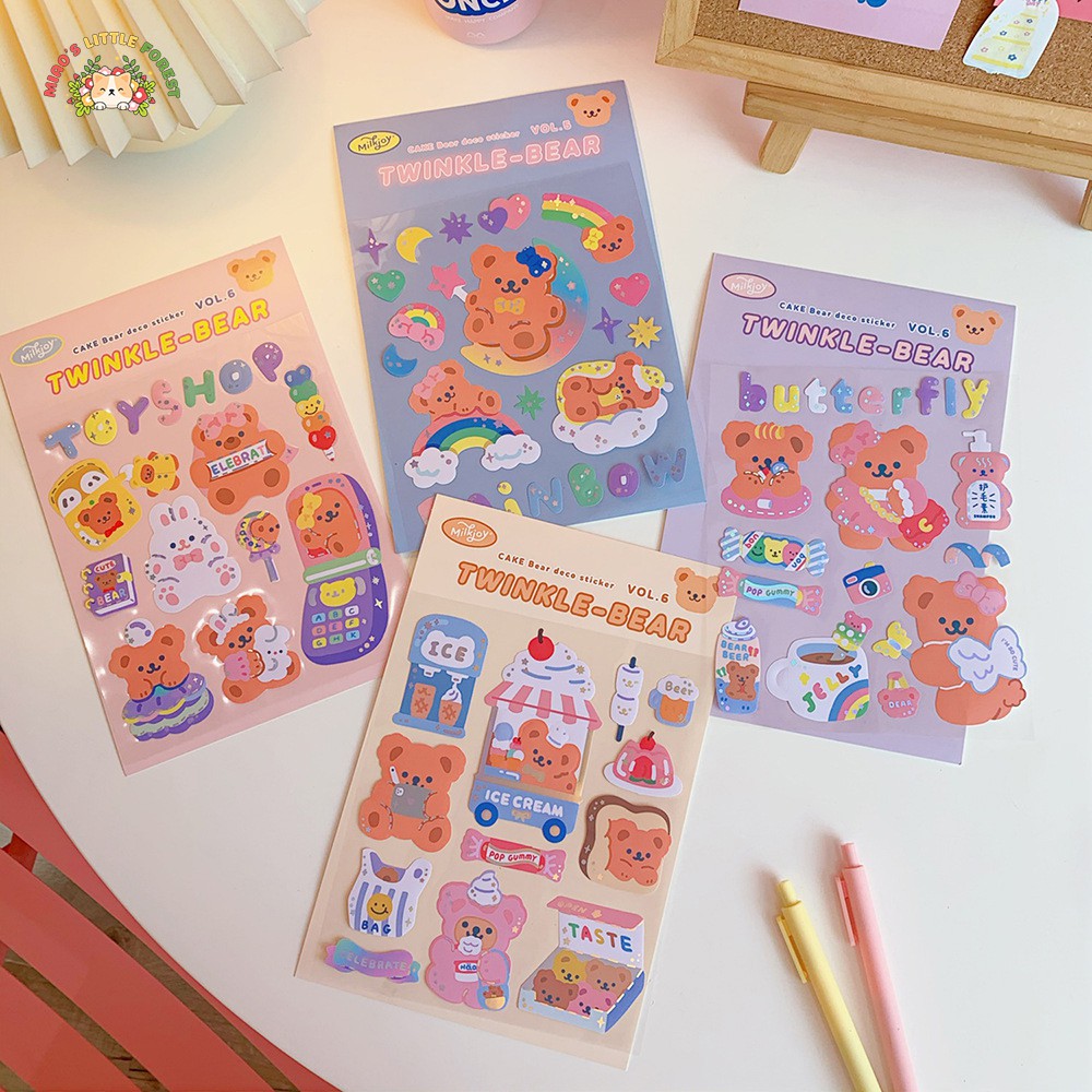 STICKER GẤU TWINKLE BEAR | MST352