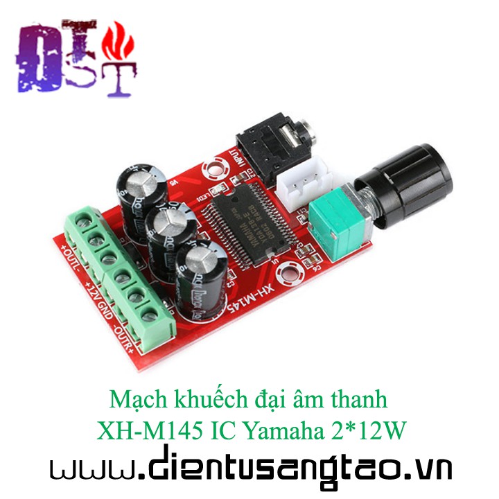 Mạch khuếch đại âm thanh  XH-M145 IC Yamaha 2*12W