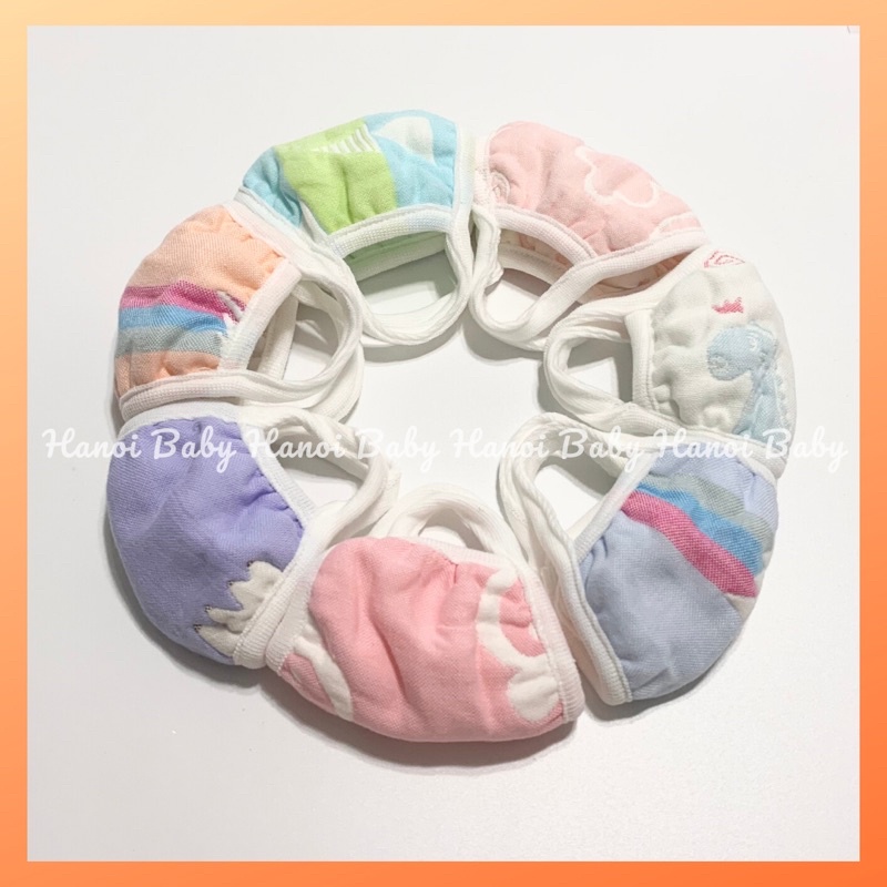 (Ảnh thật) Khẩu trang xô 6 lớp an toàn và mềm mại cho bé 6 tháng-3 tuổi | BigBuy360 - bigbuy360.vn