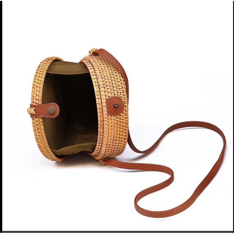 Túi Trống Tròn ,Túi Cói Tròn HandMade ,Túi Cói Tròn ĐI Biển