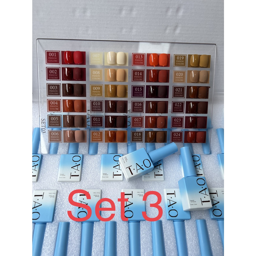 Sơn Gel TAO Sét 24 Màu - Tặng Kèm bảng màu